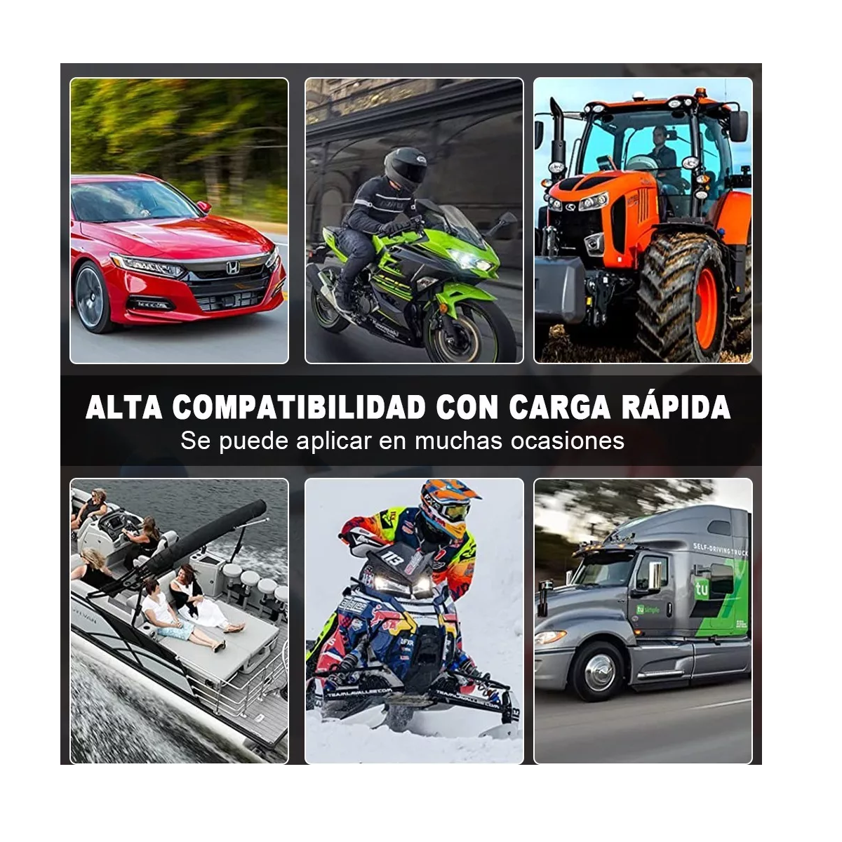 Cargador De Batería Para Automóviles Auto Y Motocicleta12/24