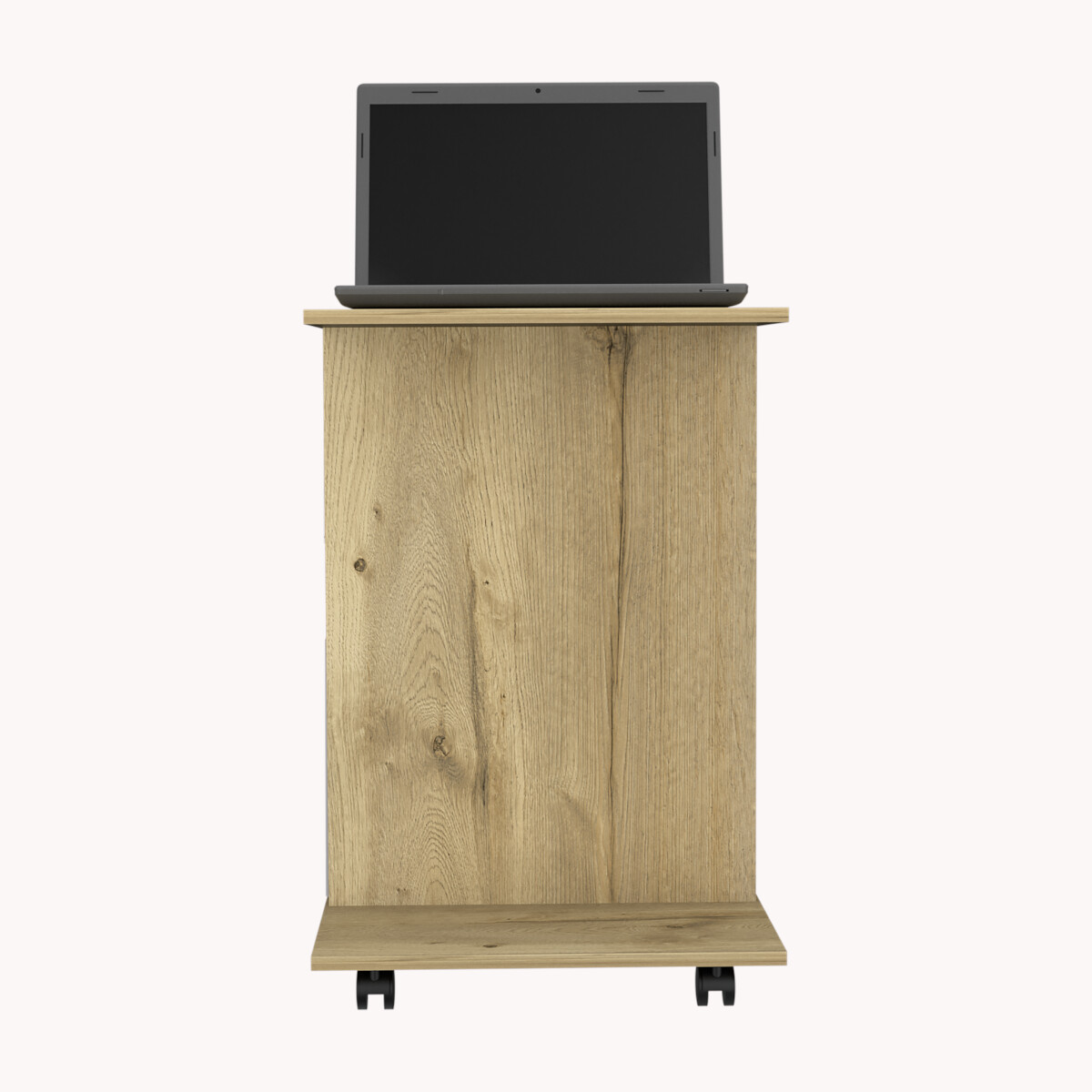 ESCRITORIO ARMABLE Y PORTABLE CON RUEDAS IDELA PARA EL HOME OFFICE MODELO LUZZO.