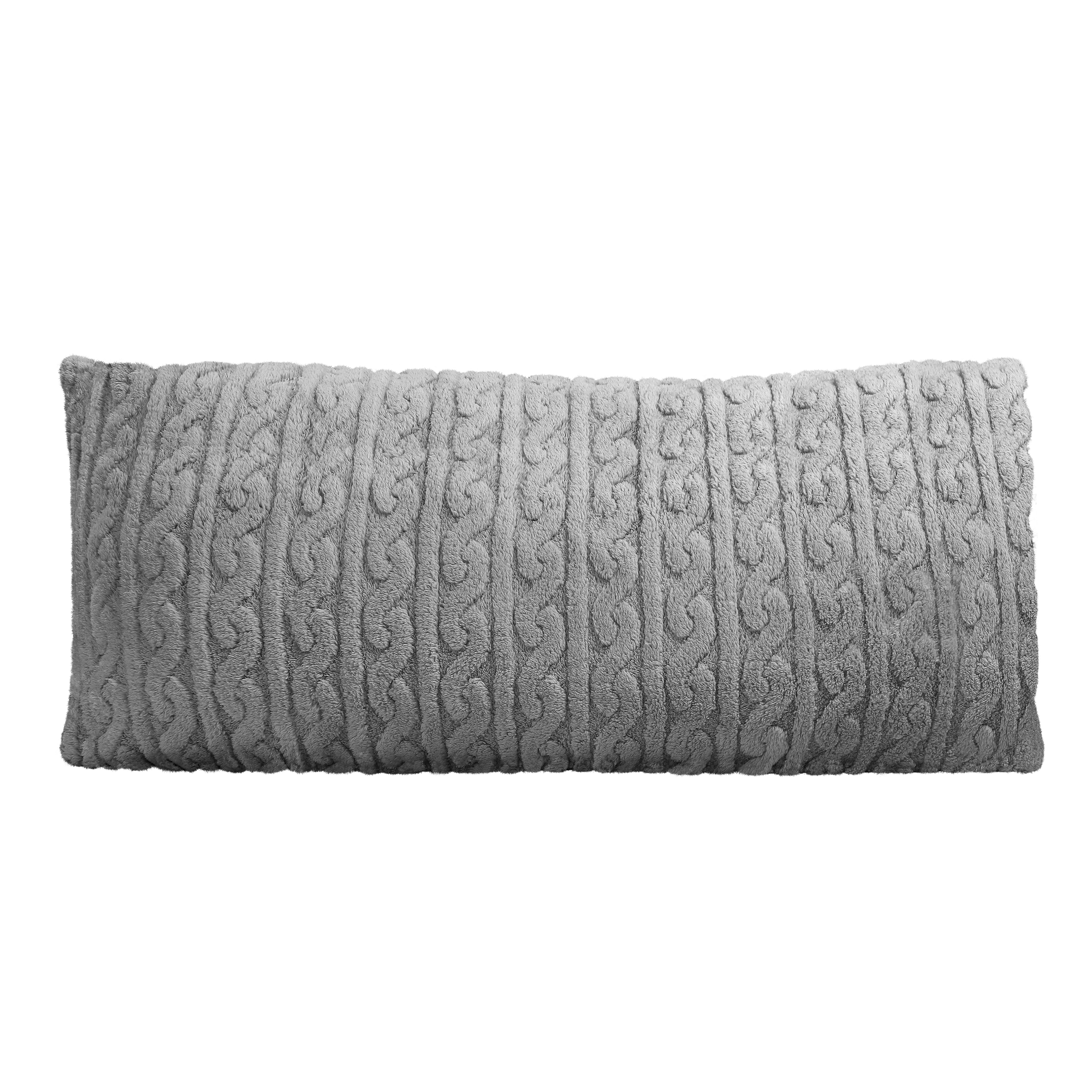 Almohada Abrazable Gris Extra Larga Comoda Super suave