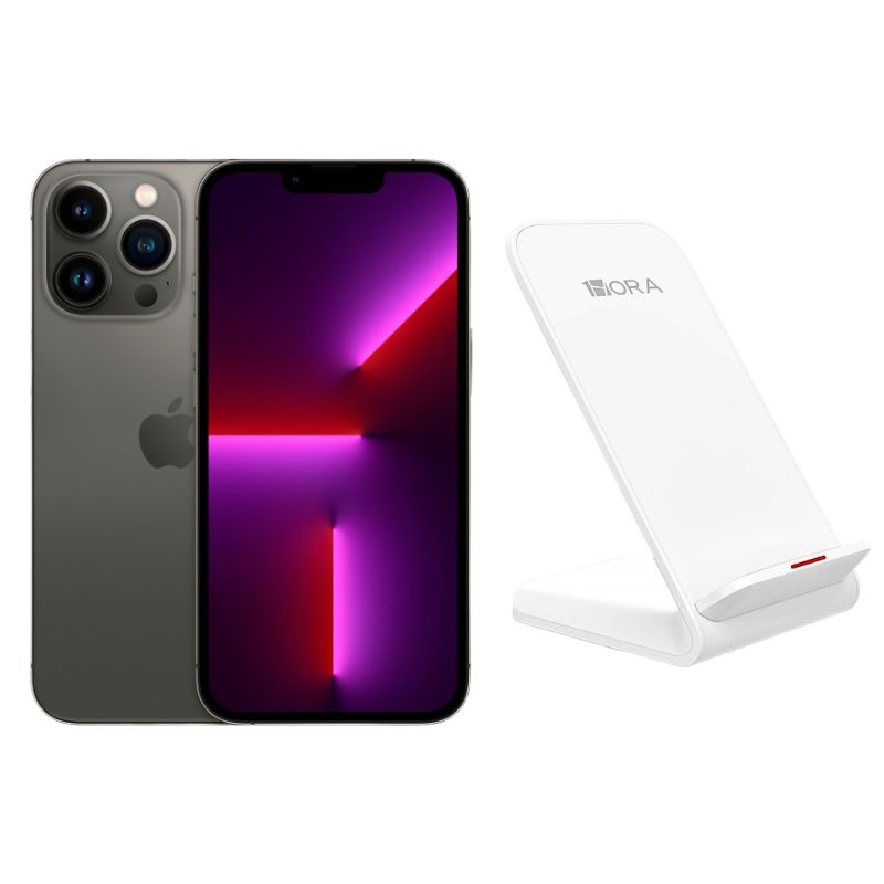 iPhone 13 Pro Max 256GB Gris Reacondicionado Grado A + Base Cargador.