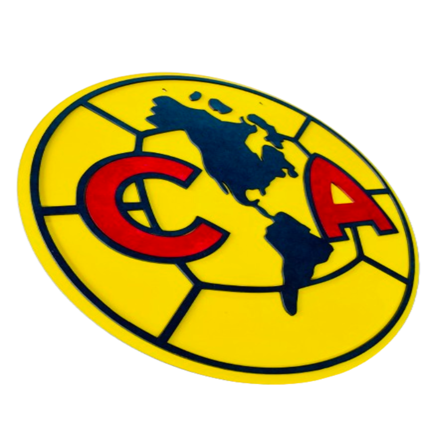Cuadro decorativo de club de futbol fc Ameri 40 cm ideal para pared.