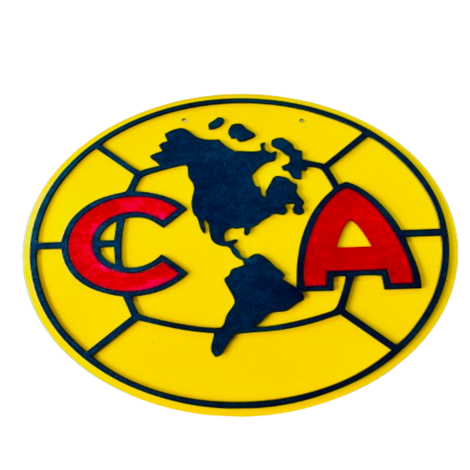 Cuadro decorativo de club de futbol fc Ameri 40 cm ideal para pared.