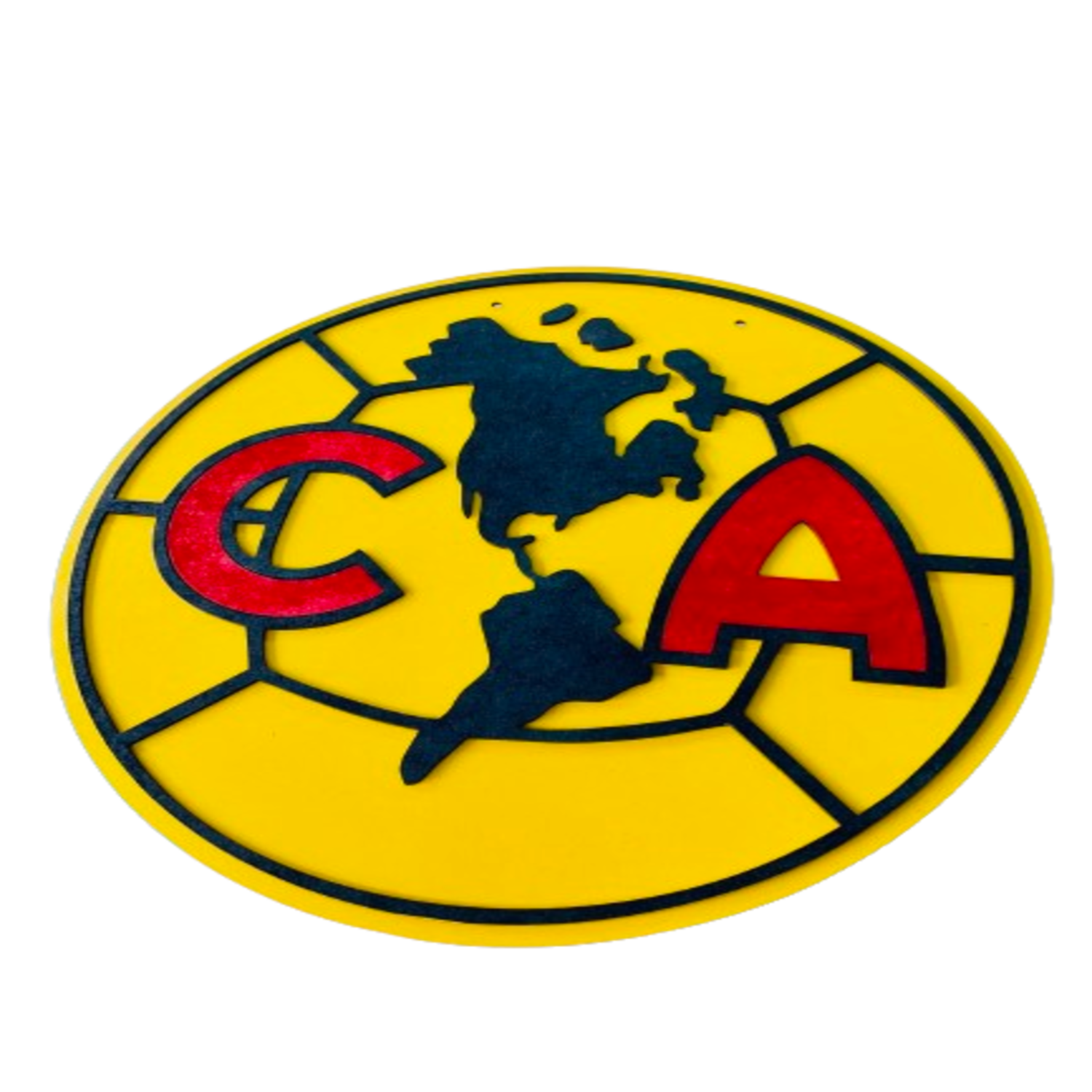 Cuadro decorativo de club de futbol fc Ameri 40 cm ideal para pared.