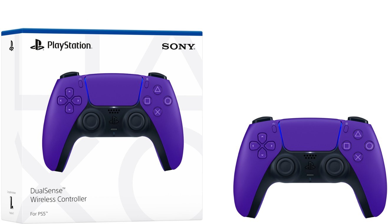 Control Inalambrico Sony Playstation 5 DualSense  Galactic Purple Morado