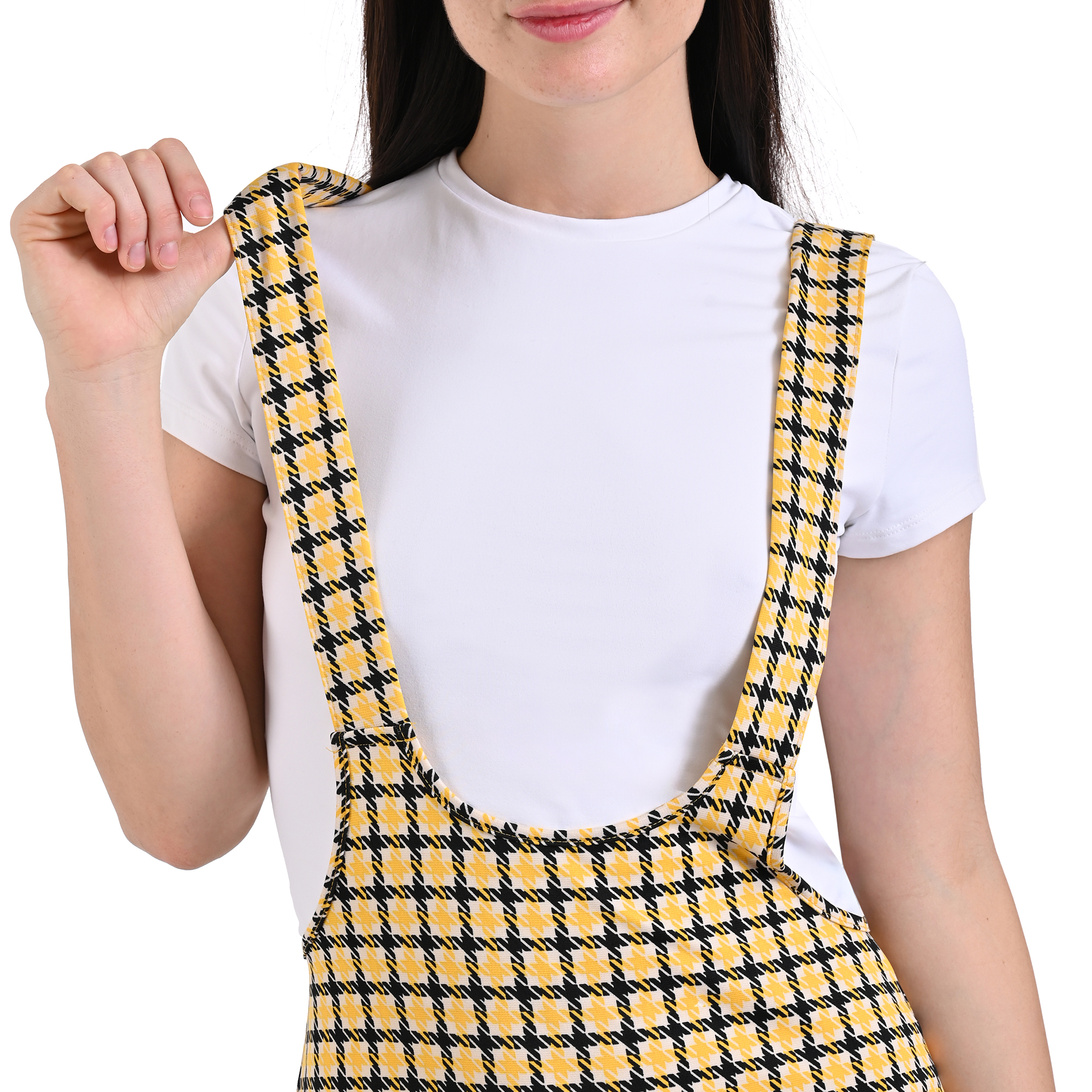 Falda para Dama con Tirantes. Cómoda, Moda Casual, Fresca, Primaveral, para combinar con tu top favorito, o para usar en la playa mod. J1293C.