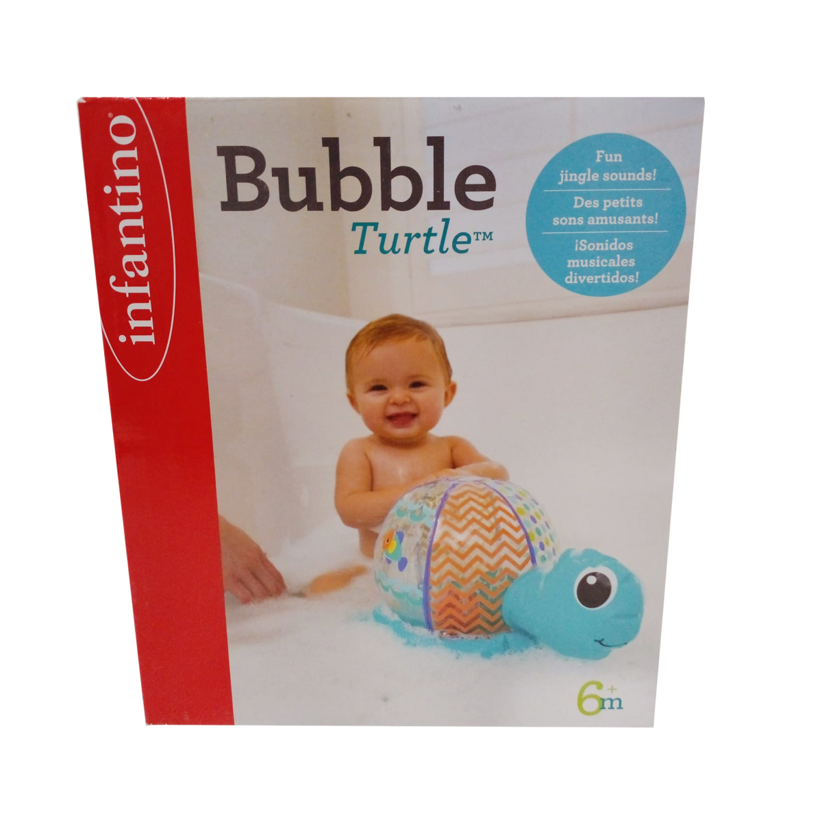 Inflable Para Baño Tortuga Burbuja Infantino Multifuncional.