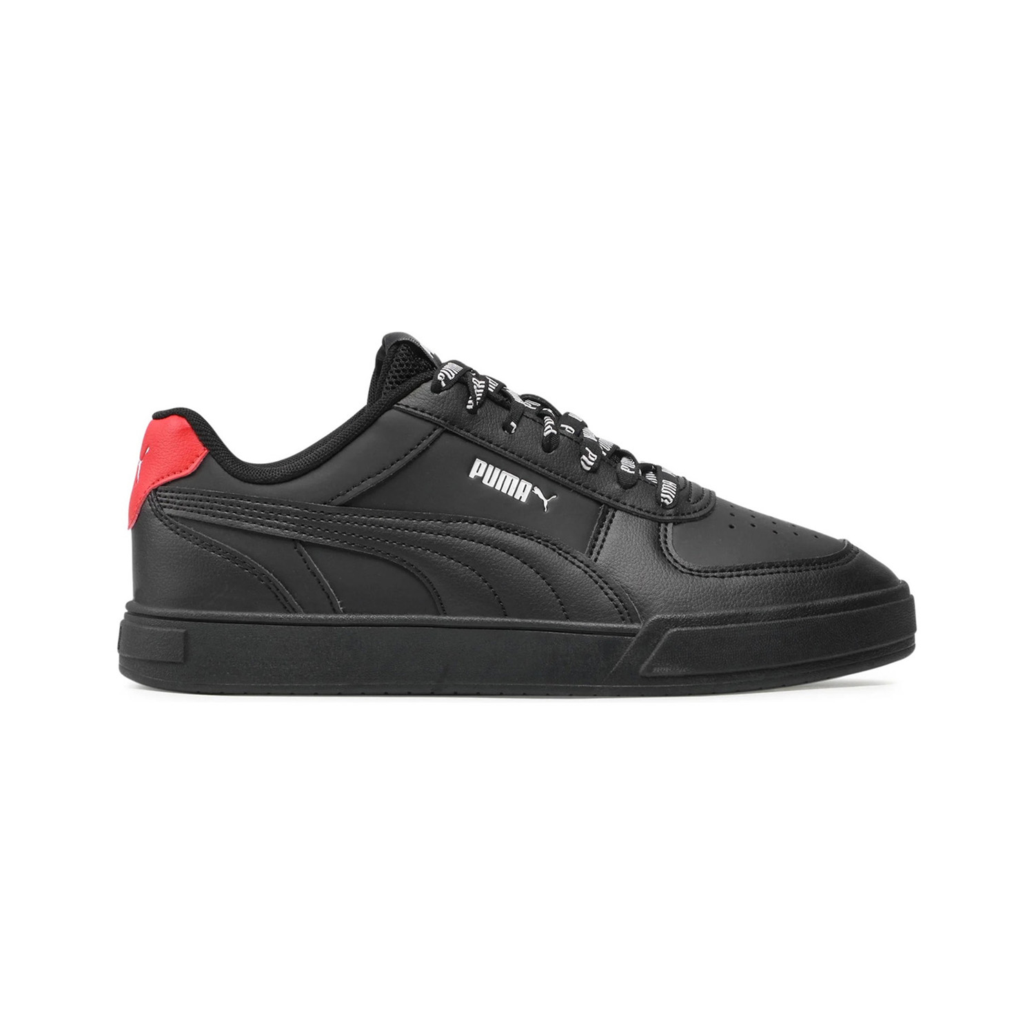 Tenis Puma Caven Logomania 383857 Color Negro Diseño Unisex.