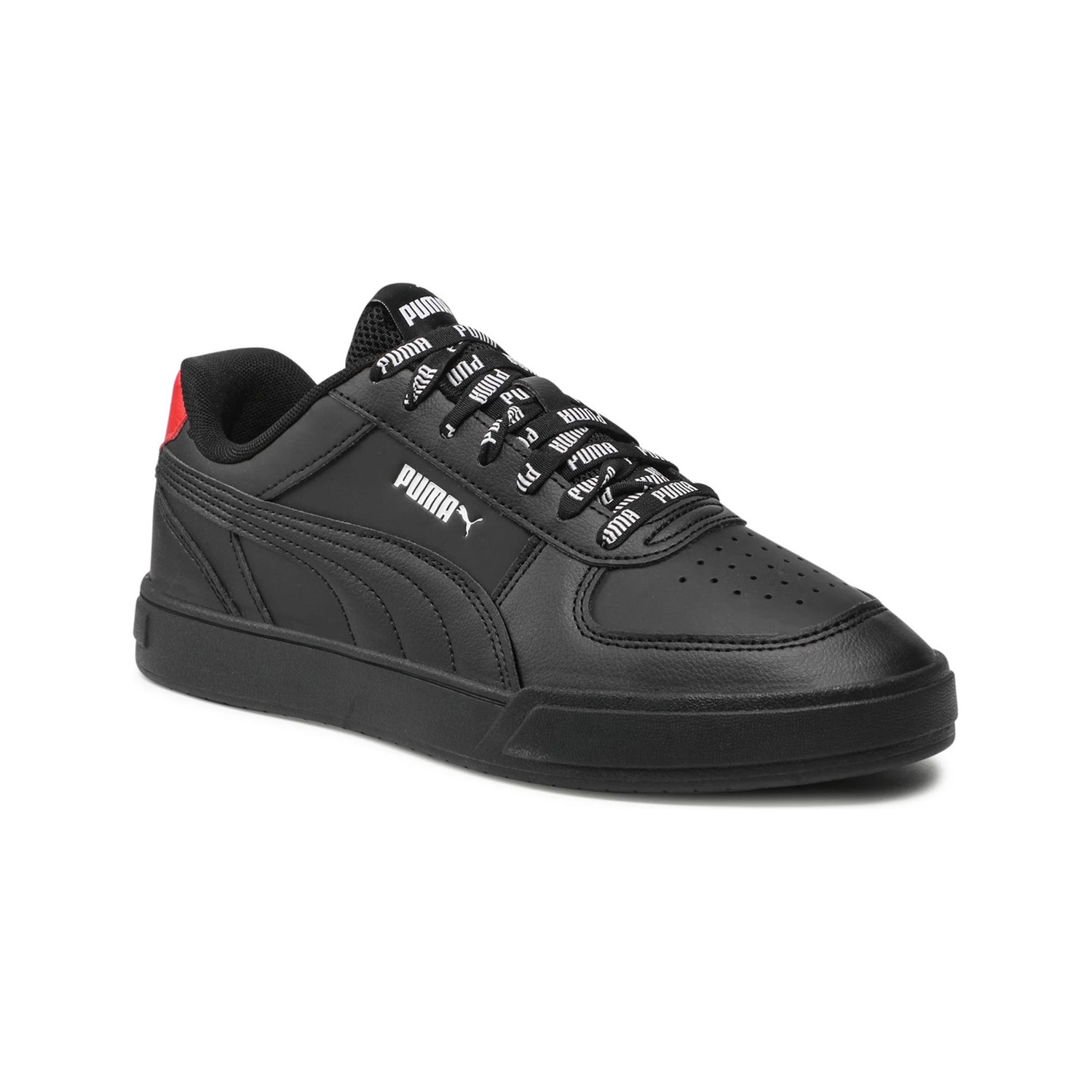 Tenis Puma Caven Logomania 383857 Color Negro Diseño Unisex.
