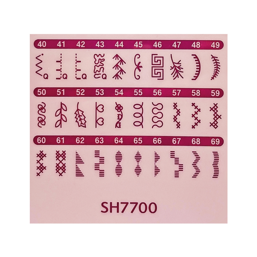 Máquina De Coser Digitalizada Brother SH7700