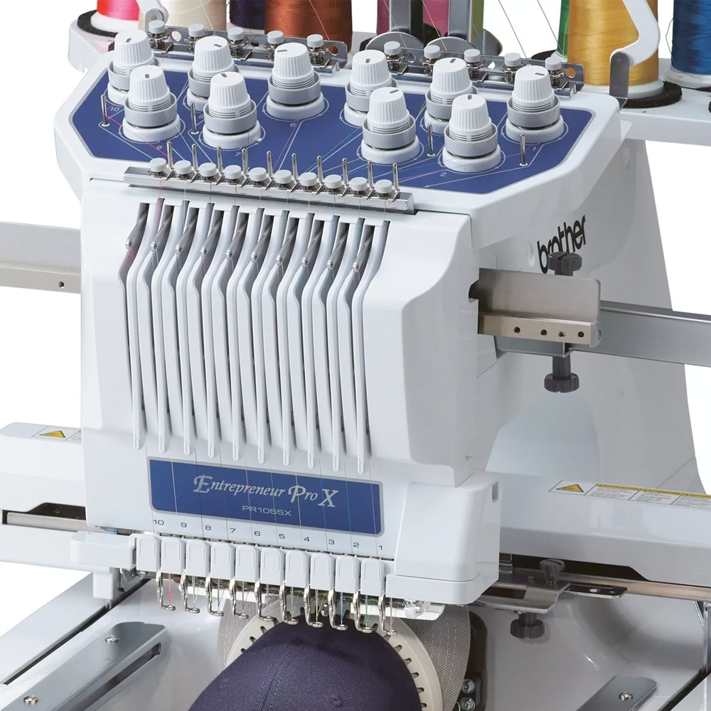 Bordadora Semi Industrial De 10 Agujas Pro X Brother PR1055X
