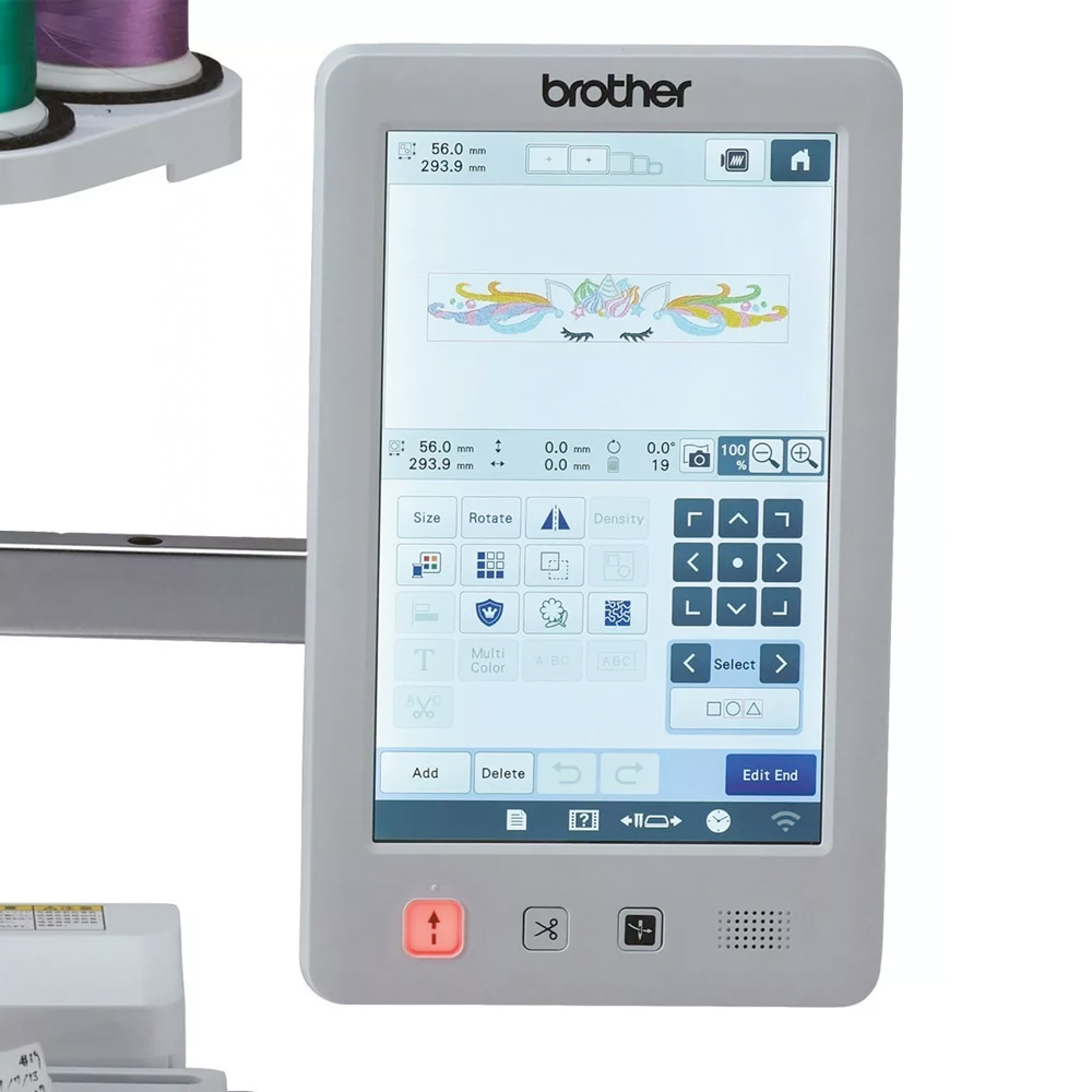 Bordadora Semi Industrial De 10 Agujas Pro X Brother PR1055X
