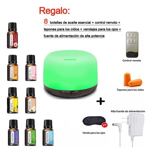 "Difusor De Aceites Esenciales Aromas Humidificadores Casa Verde ".