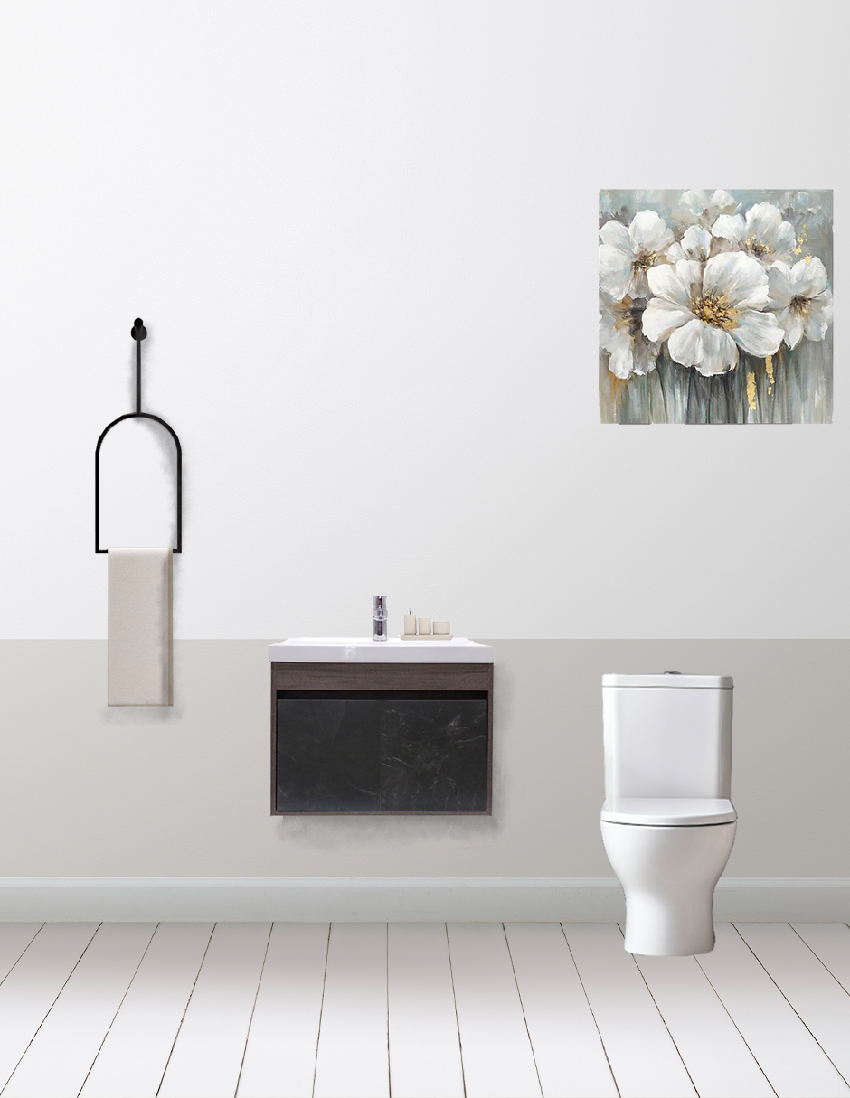 Gabinete Flotante Para Baño Mariam Con Lavabo Y Monomando