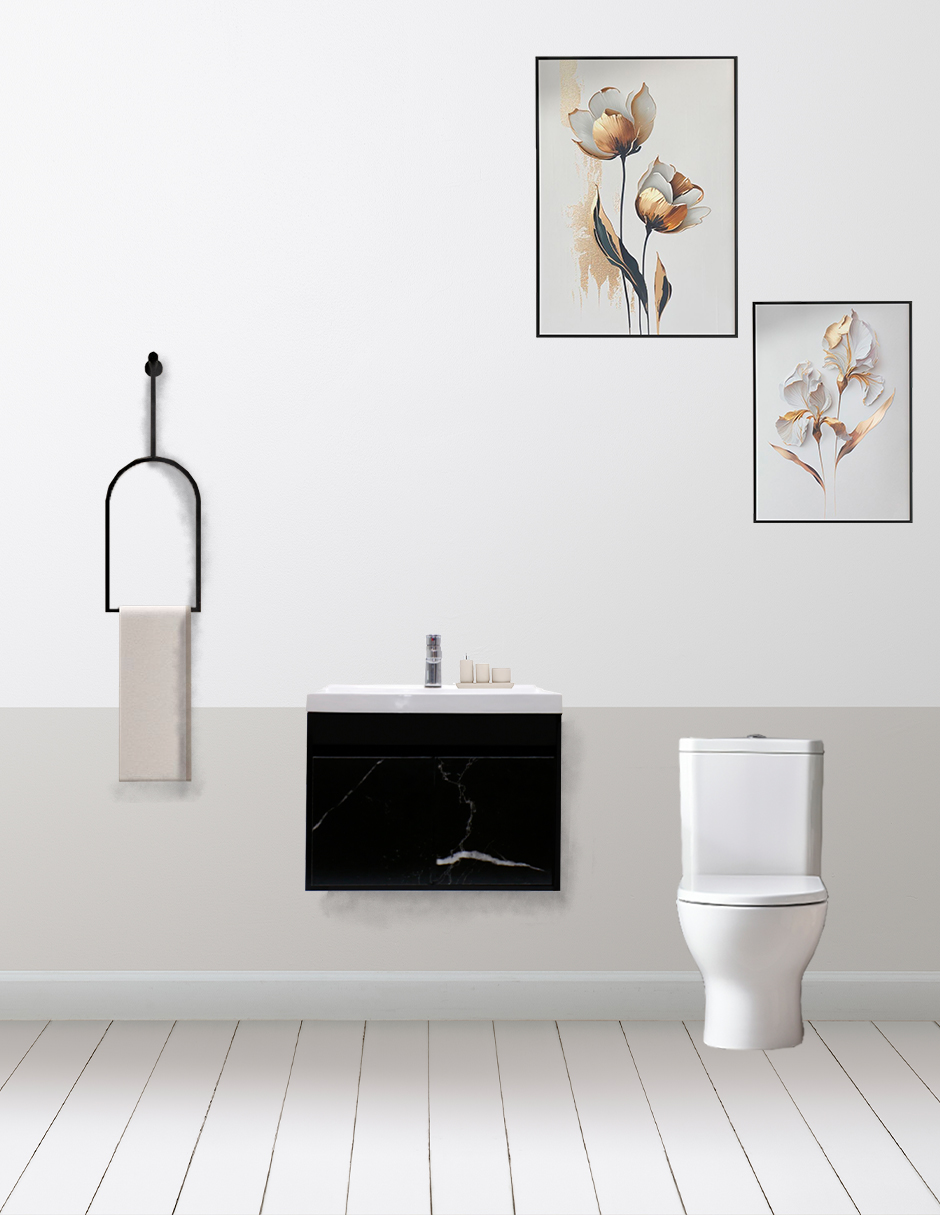 Gabinete Flotante Para Baño Mariam Con Lavabo Y Monomando
