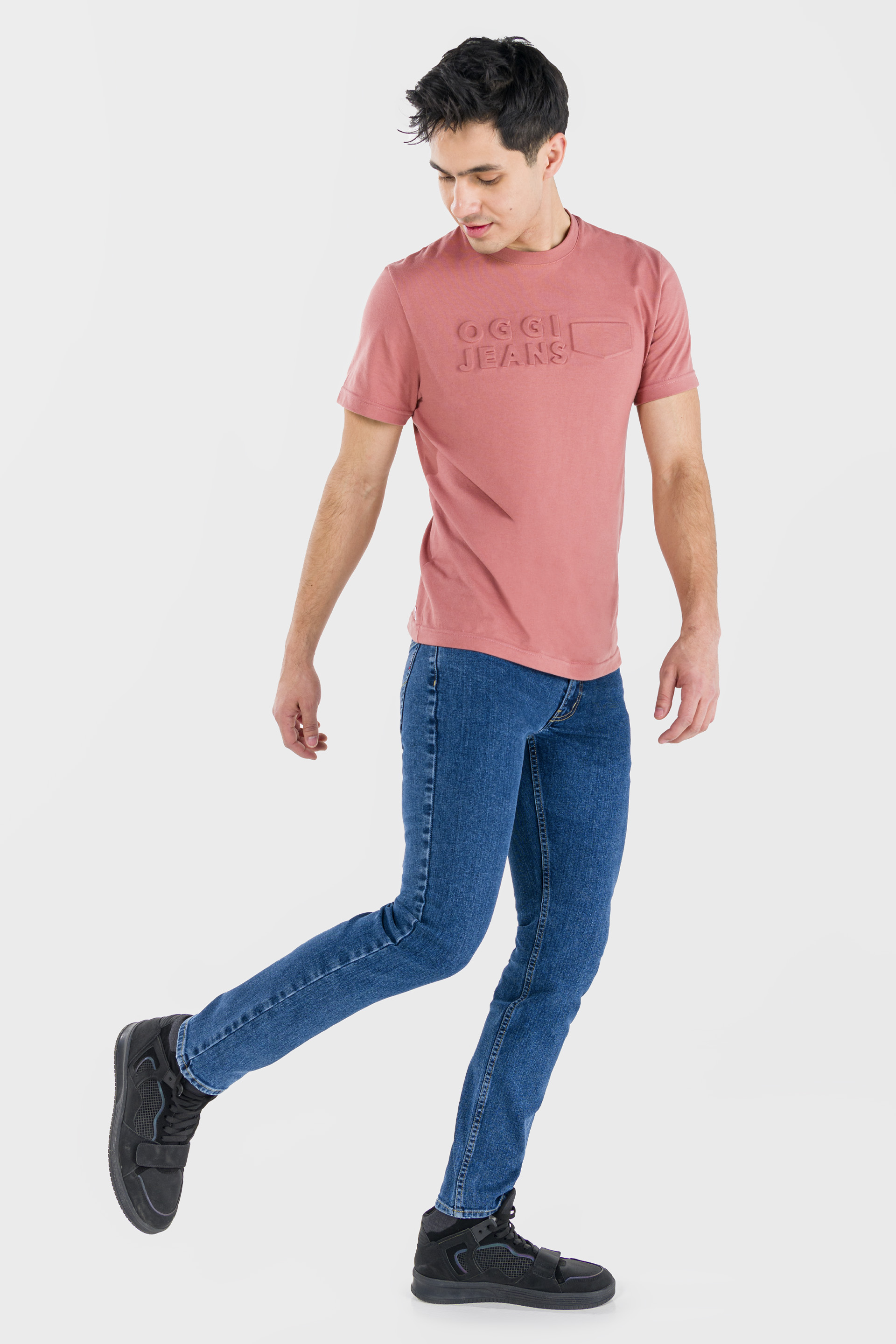 Pantalón Oggi Jeans De Mezclilla Para Hombre Iron Movin Slim.