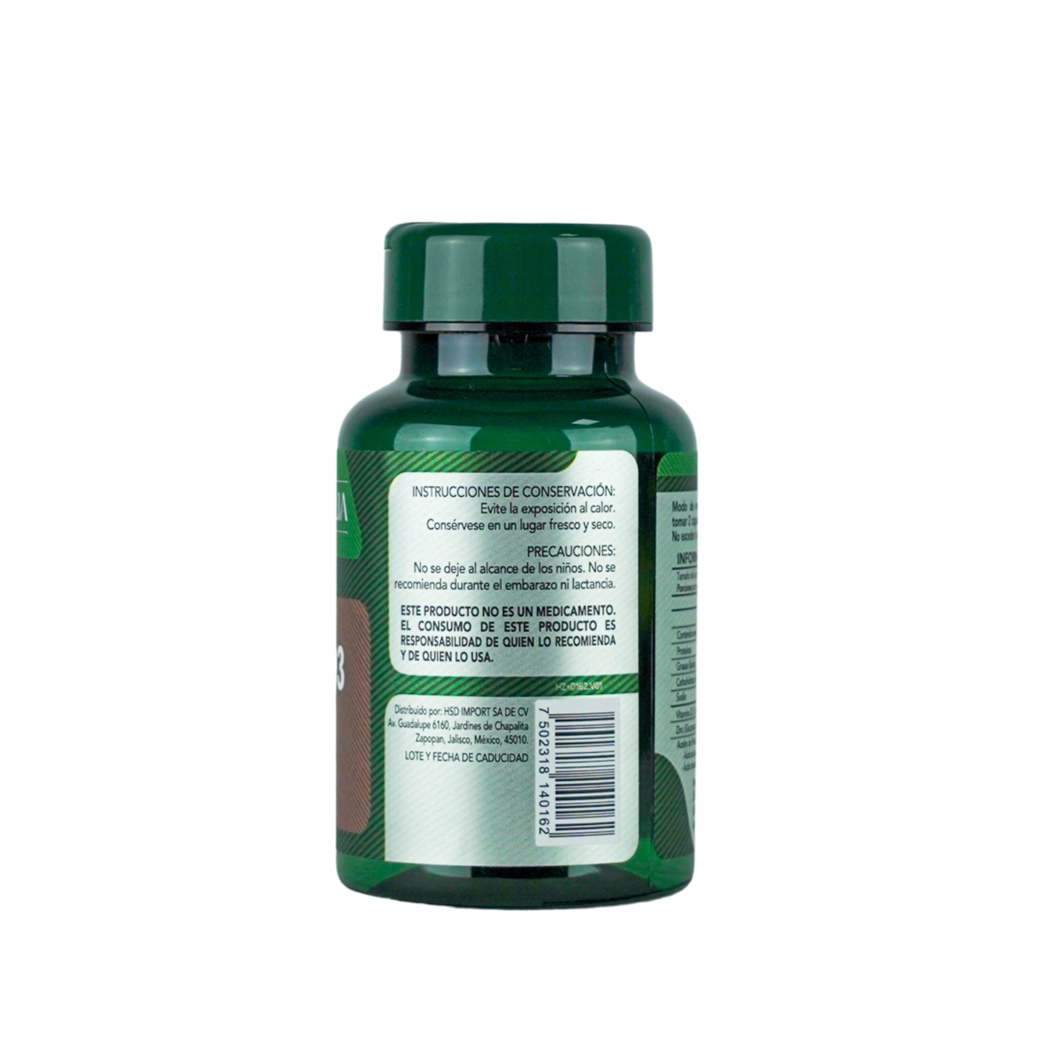 Herbalia Lab | Cápsulas de Zinc y Vitamina D3 Reforzadas con Omega 3 - 90 Cápsulas