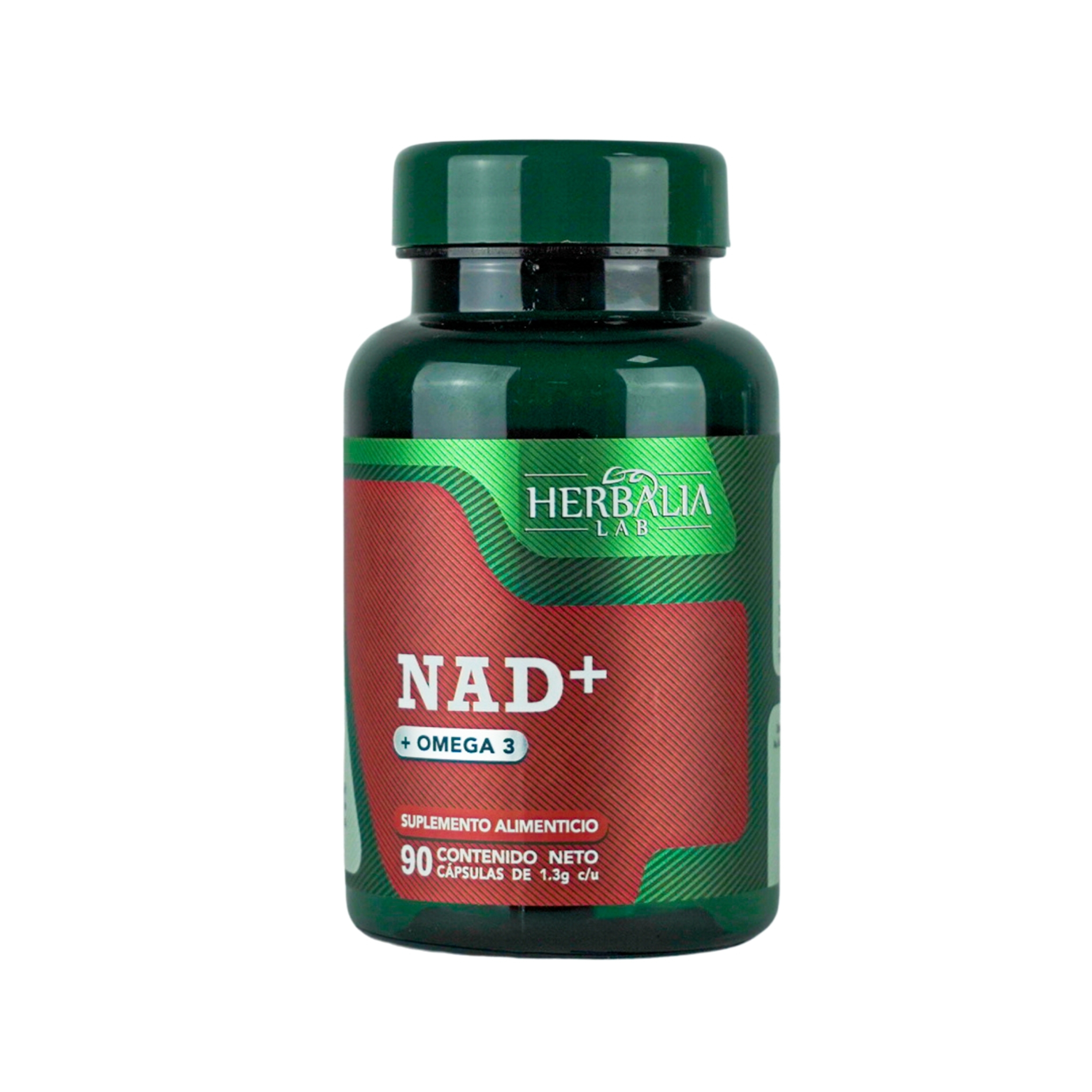 Herbalia Lab | NAD + Omega 3,  Fórmula Avanzada Longevity Boost - 90 Cápsulas