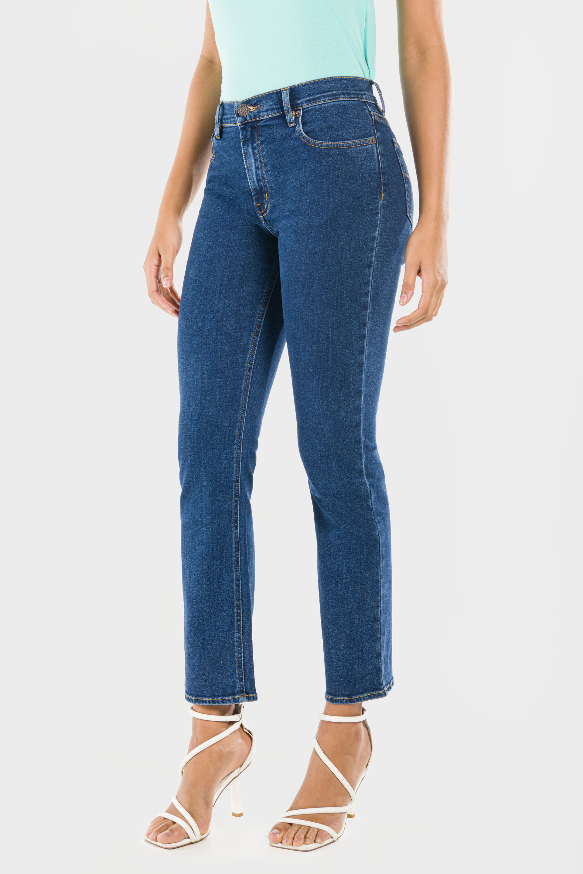 Oggi jeans para Dama Atraction Gin Ink Cintura Alta.