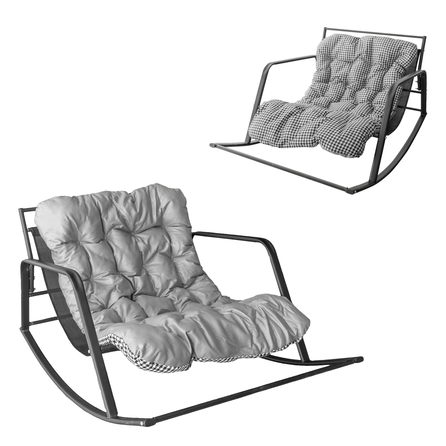 Mecedora de Descanso Ergonómica Bossa Greta Gris.