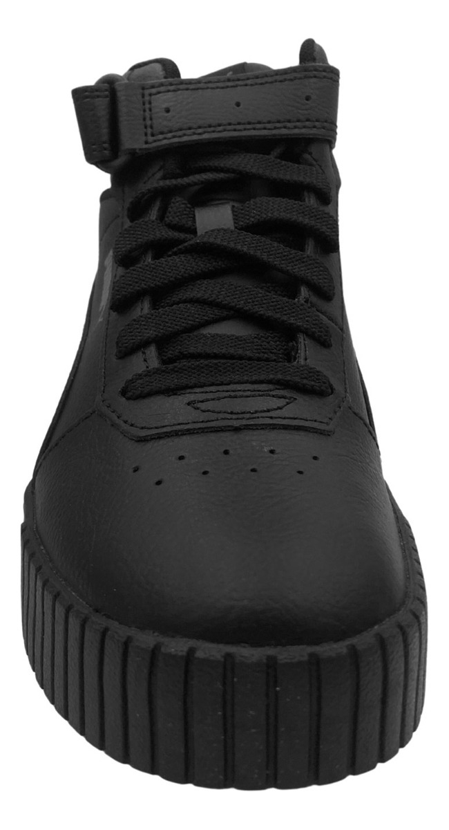 Tenis Puma Carina 2.0 Mid Bota Botín Color Negro Para Dama.
