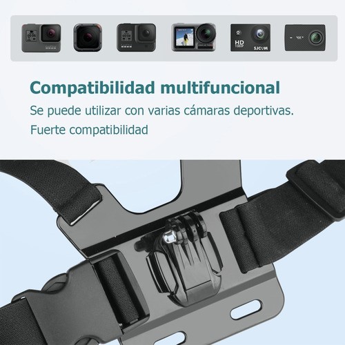 Gopro Arnes Para Pecho Pecheran negro 