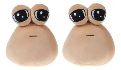 Pou Furdiburb Muñeco Peluche Juguete 2 pz