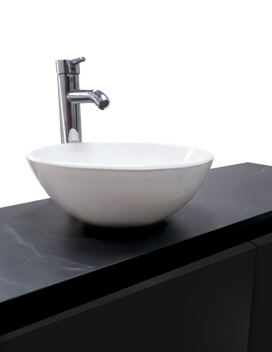 Gabinete Para Baño Luxury Smooth Con Ovalin Y Monomando