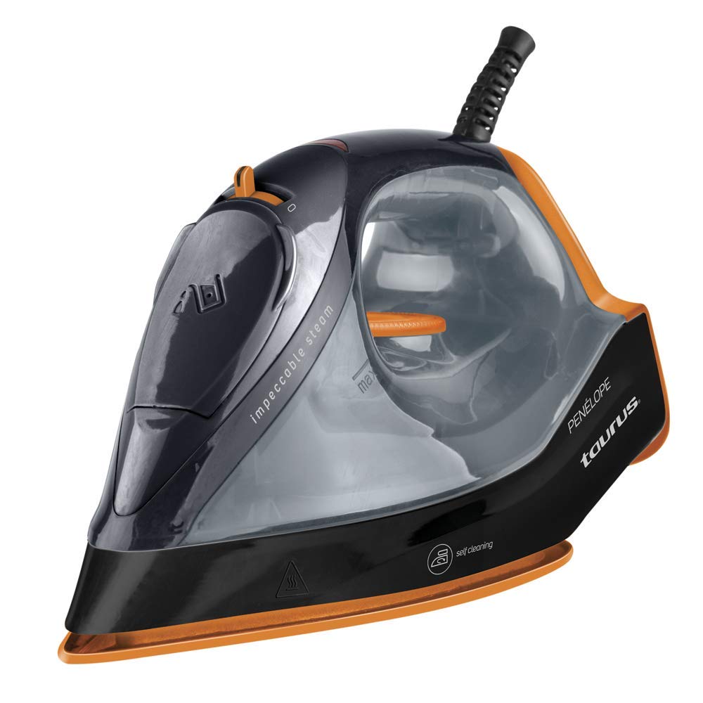 Plancha de vapor penelope suela antiadherente cable con rótula giratoria 360 grados 1200 w taurus.