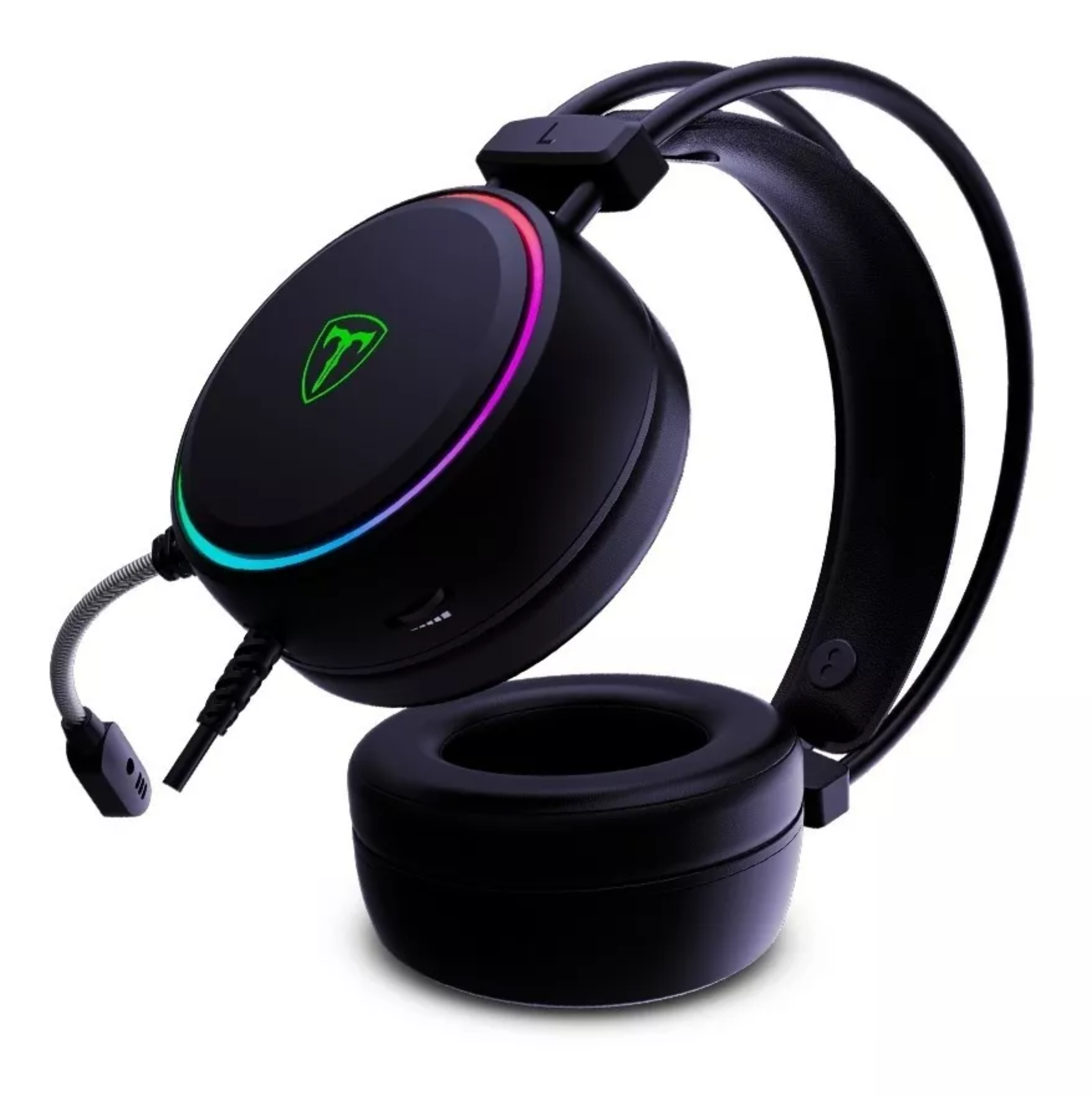 Headset Gamer T-dagger Sona Rgb T-rgh304 - Black- Sonido 7.1.