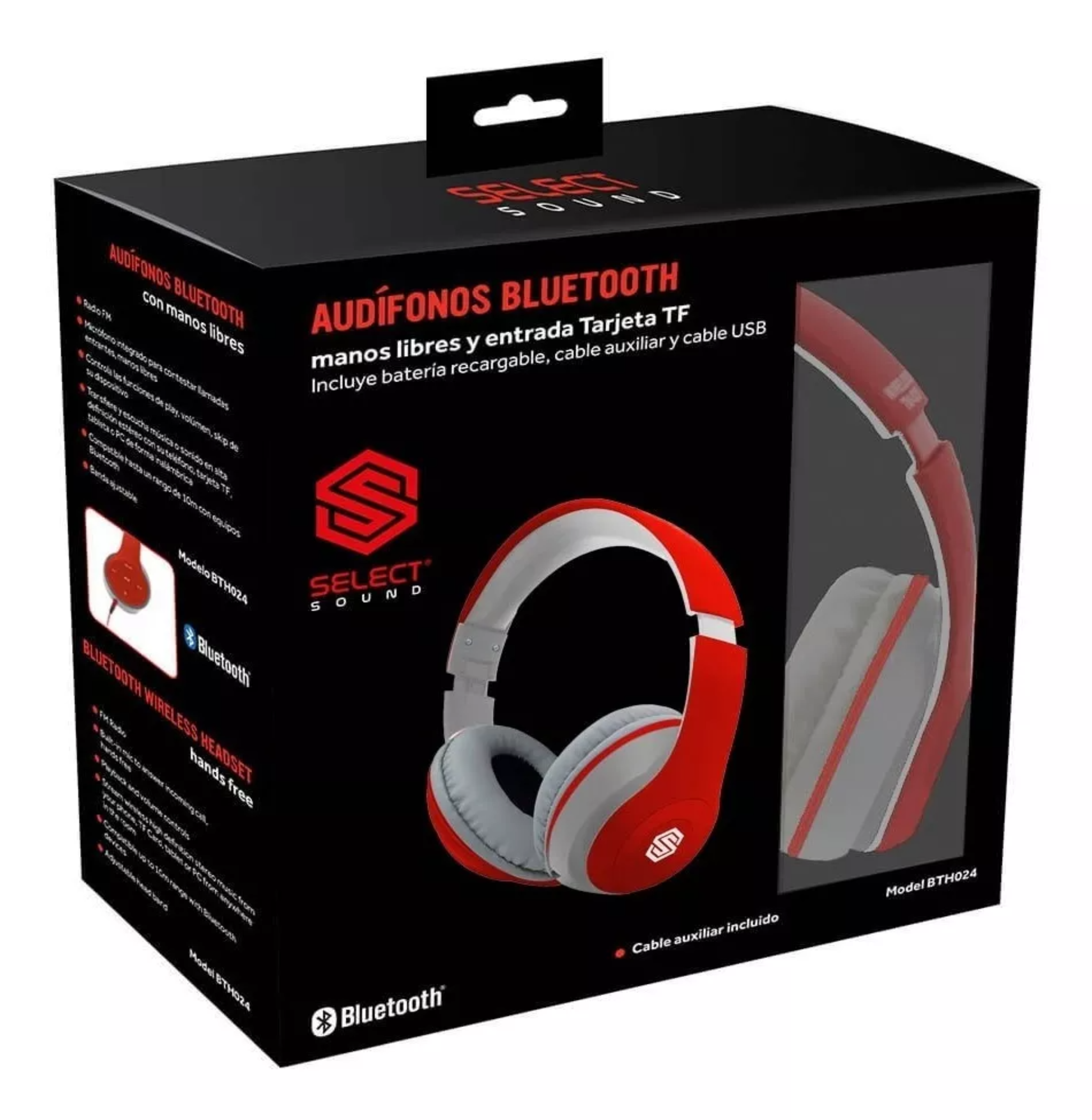 Audífonos inalámbricos Select Sound BTH024 .