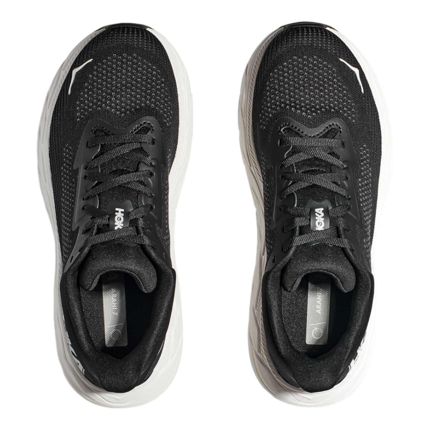 TENIS HOKA HOMBRE NEGRO HOKA ARAHI 7 1147850BWHT.