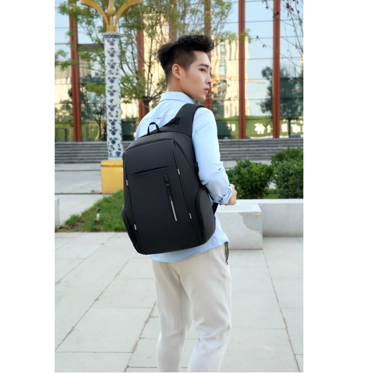 Mochila De Gran Capacidad Con Cargador Usb.