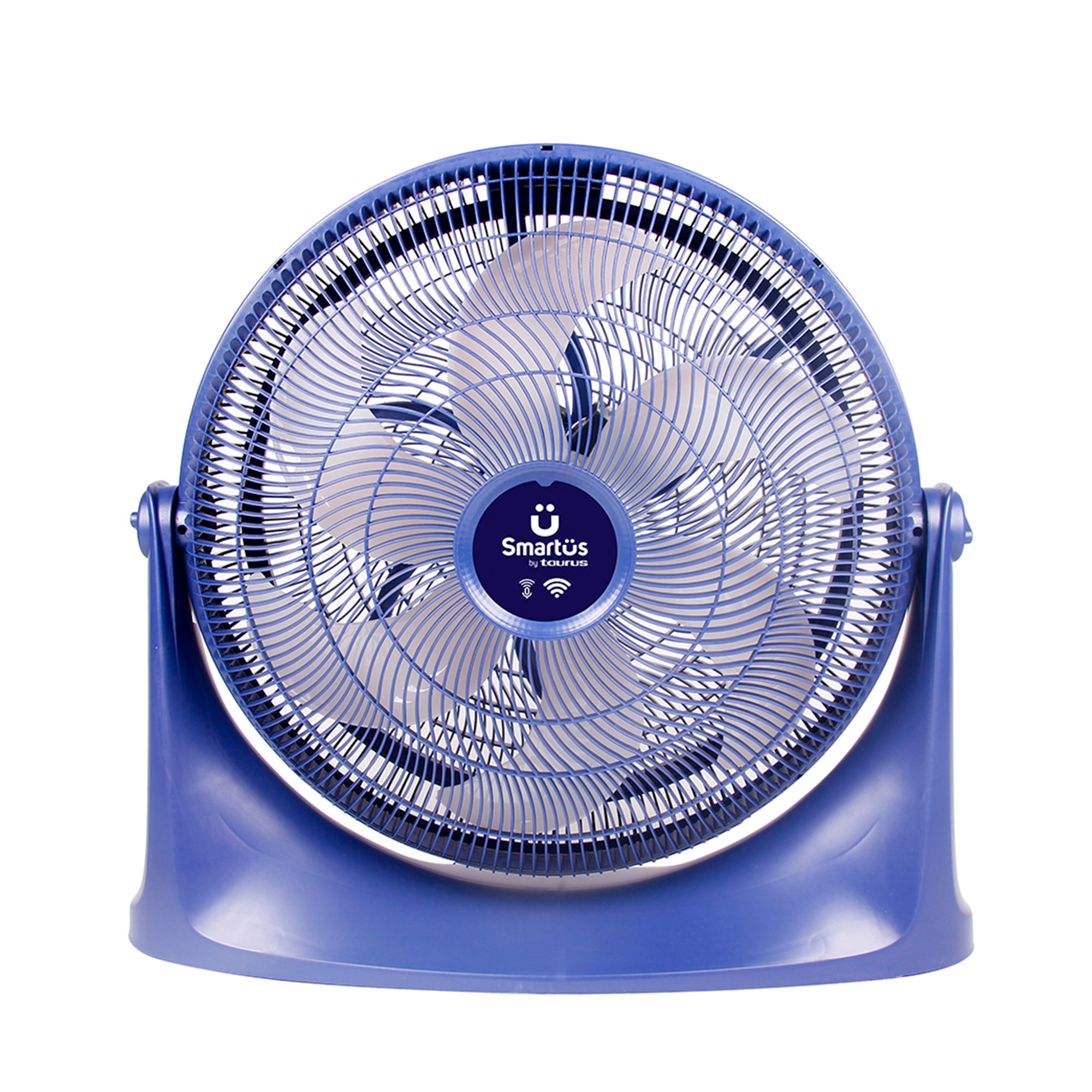 Ventilador de Piso/Pared de 20'' Taurus ECOJET Versüs con 2 Velocidades y 6 Aspas, Azul, compatible con Asistentes Virtuales