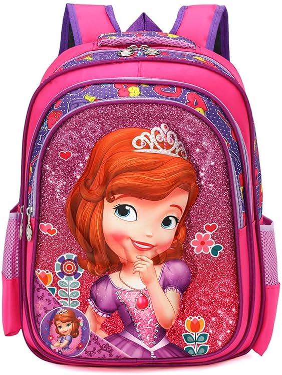 A Mochilas Escolares para Niñas de Primaria, 3 Piezas Gran Capacidad Mochila Infantil Adolescentes con Fiambrera y Estuche, Impermeable Bolsa Escolar para Niños de Secundaria.
