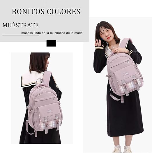 A Maxgeen Mochilas Escolares para Niñas de Primaria,Mochilas para Niñas de Secundaria,Mochilas para Adolescentes Grande.