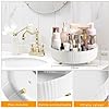 A VIDA4U Organizador de Maquillaje Giratorio 360 °, Vitrinas Giratorias para el Cuidado de la Piel y Cosméticos, y Soporte para Perfumes, Gran Caja de Almacenamiento para Baño y Dormitorio.