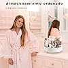 A VIDA4U Organizador de Maquillaje Giratorio 360 °, Vitrinas Giratorias para el Cuidado de la Piel y Cosméticos, y Soporte para Perfumes, Gran Caja de Almacenamiento para Baño y Dormitorio.