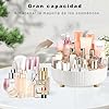 A VIDA4U Organizador de Maquillaje Giratorio 360 °, Vitrinas Giratorias para el Cuidado de la Piel y Cosméticos, y Soporte para Perfumes, Gran Caja de Almacenamiento para Baño y Dormitorio.