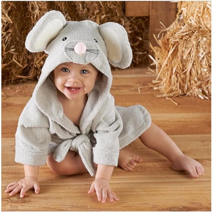 A DARA BABY | Toalla de Baño para Bebé o Niño | Bata Baño de Figuras Divertidas | Capucha para la Cabeza | Secado Rápido y Ligero| Tela Extra Suave| Regalo para Bebé, Baby Shower, Cumpleaños.