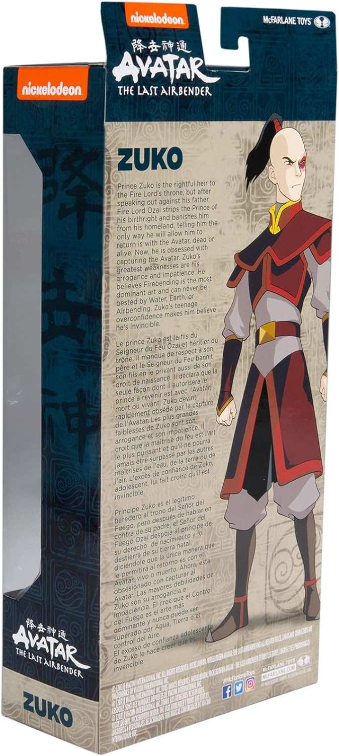 McFarlane Figura Avatar The Last Airbender Principe Zuko