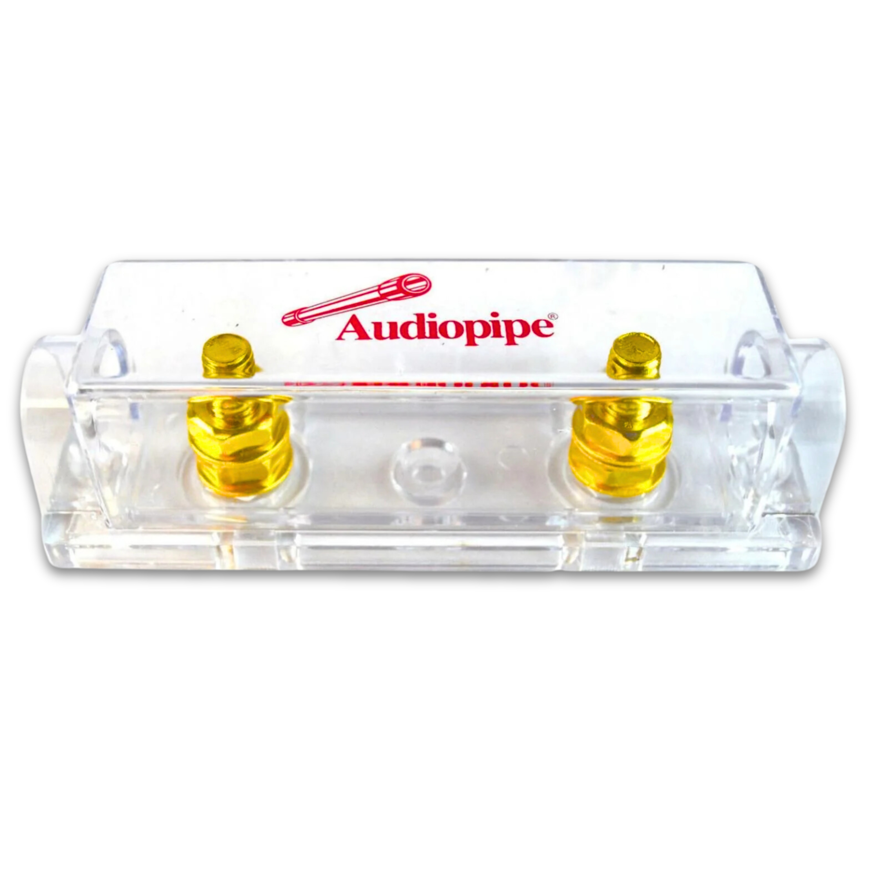 Bloque de Fusibles Audiopipe CQ-1100 ANE, Oro 24 KT, 500 Amperios.