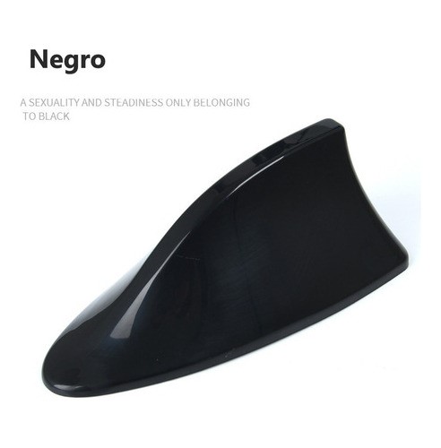 "Antena Aleta De Tiburón Funcional Para Radio Universal  de auto negro "