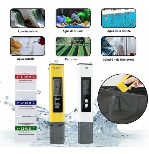 "Medidor Digital De Ph Para Suelo 3 En 1 amarillo y blanco  "
