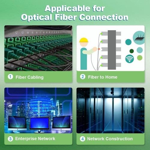 "Conector Rápido De Fibra Óptica Sc Apc Para Ftth 100pzs "