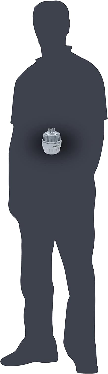 CNX Filtro Cromado para Regadera, Limpia y filtra el Agua para una Mejor Limpieza.