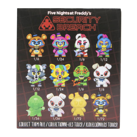 Funko Pop Mystery Minis Five Nights At Freddy's Security Breach.