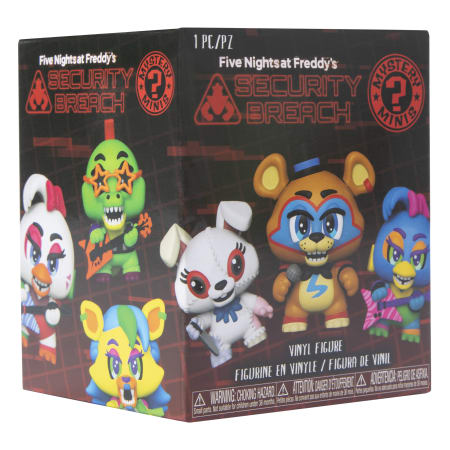 Funko Pop Mystery Minis Five Nights At Freddy's Security Breach.