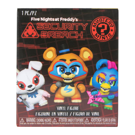 Funko Pop Mystery Minis Five Nights At Freddy's Security Breach.