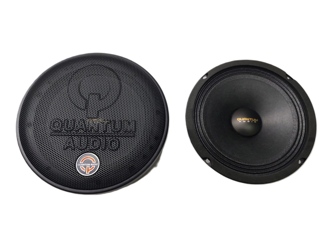 Set de Medios Quantum PRO6K4MT 250w RMS  6.5 Pulgadas 4 Ohms.