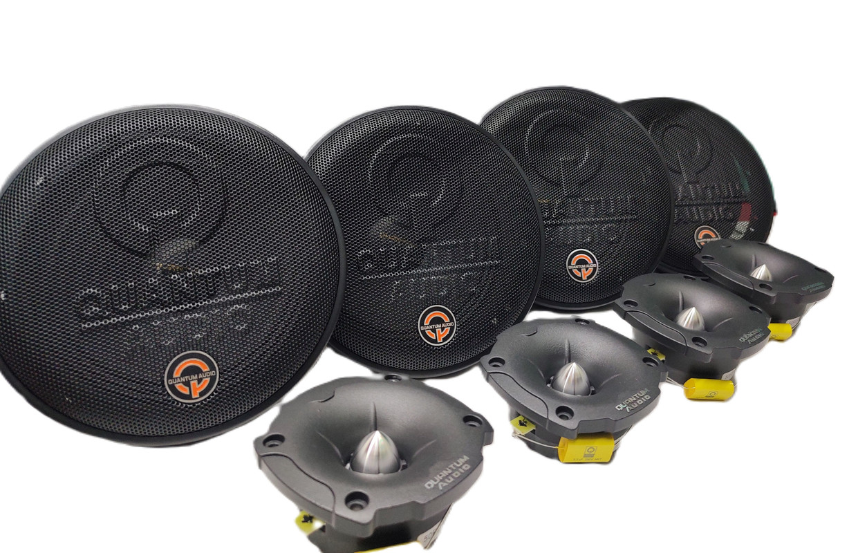 Set de Medios Quantum PRO6K4MT 250w RMS  6.5 Pulgadas 4 Ohms.